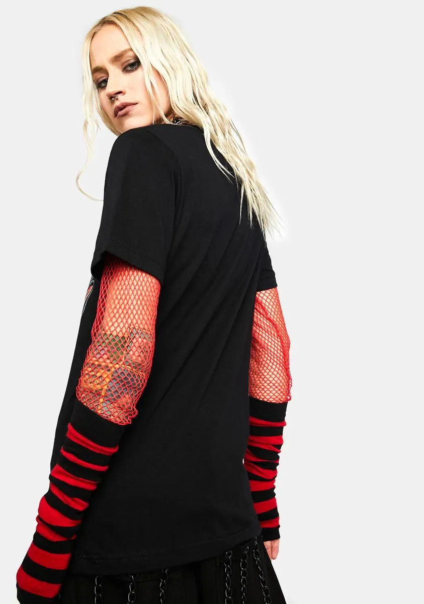 Handsome Devil Graphic Tee sold by Dolls Kill product image thumbnail 4