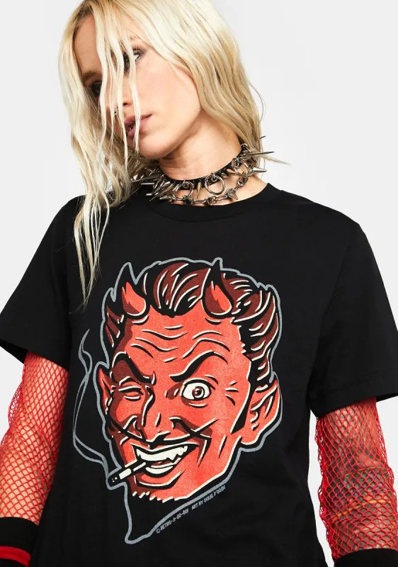 Handsome Devil Graphic Tee sold by Dolls Kill