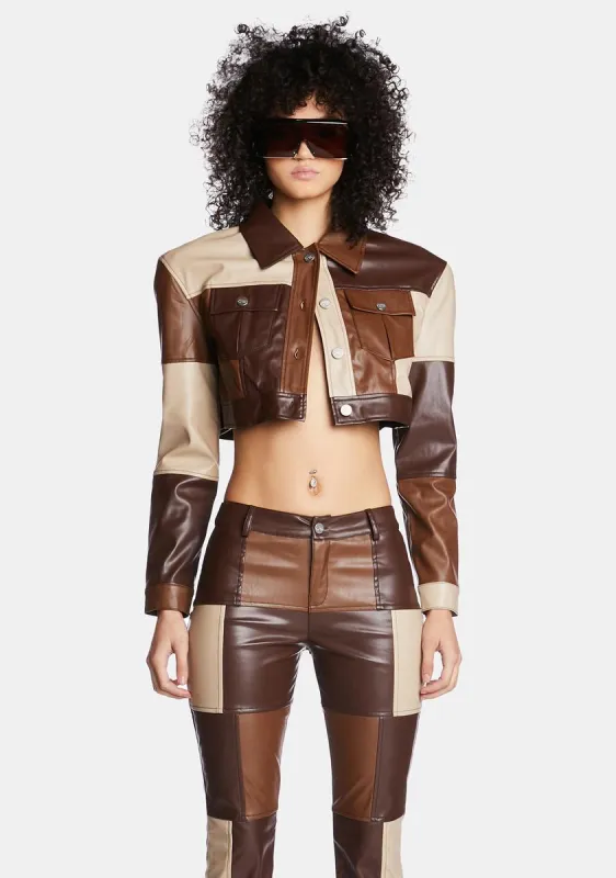 Not The Same Patchwork Jacket sold by Dolls Kill