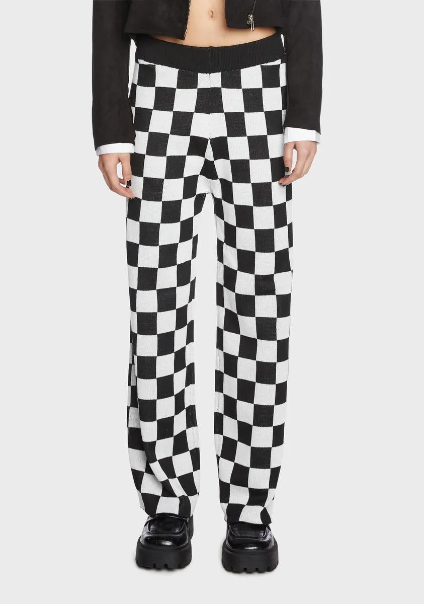 Down To The Wire Checkered Pants sold by Dolls Kill