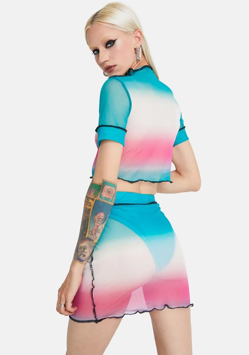 Attention Needed Mini Skirt Set sold by Dolls Kill product image thumbnail 4