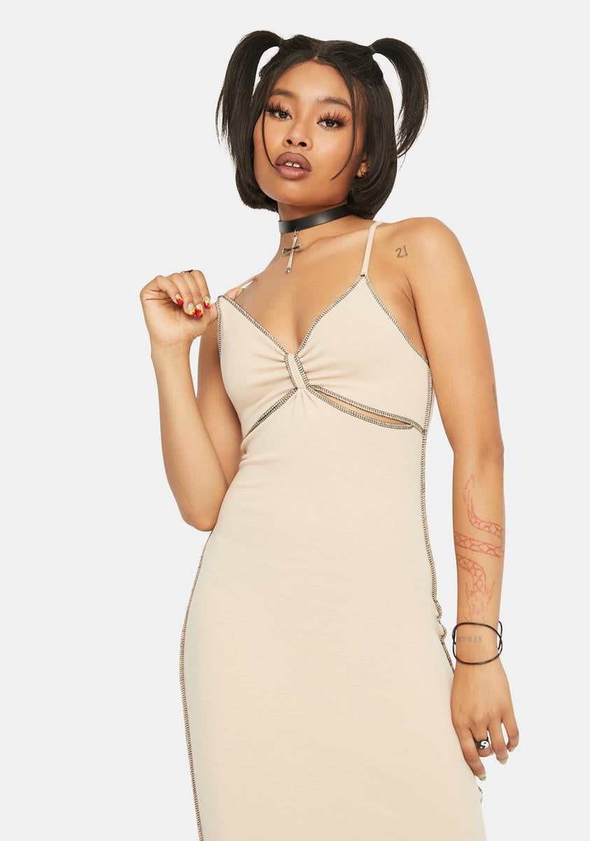 Sand Midi Dress sold by Dolls Kill product image thumbnail 2