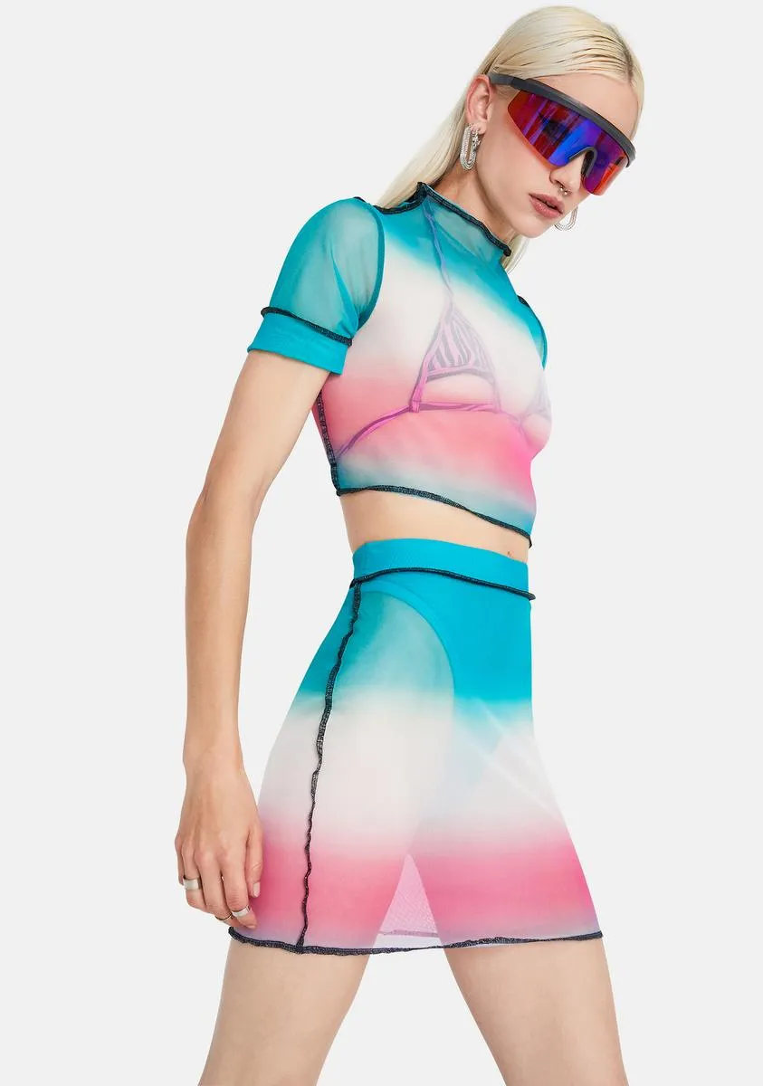 Attention Needed Mini Skirt Set sold by Dolls Kill product image thumbnail 2