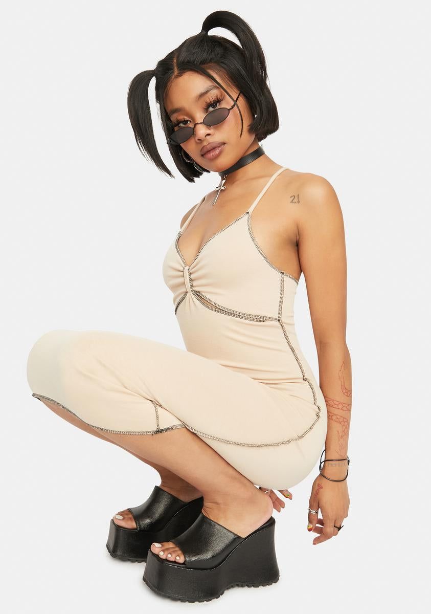 Sand Midi Dress sold by Dolls Kill product image thumbnail 3