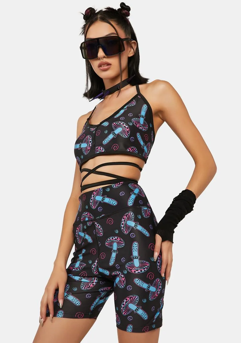 Shroom Tie Top Shorts Set sold by Dolls Kill product image thumbnail 2