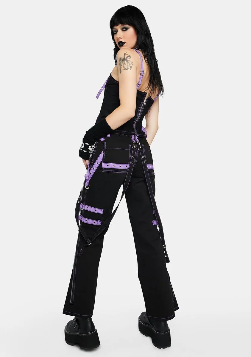 Lavender Buckle Strap And Ring Pants sold by Dolls Kill product image thumbnail 4