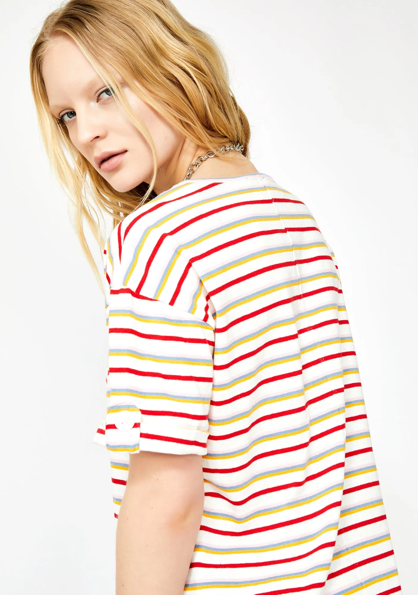 In A Funk Striped Tee sold by Dolls Kill product image thumbnail 4