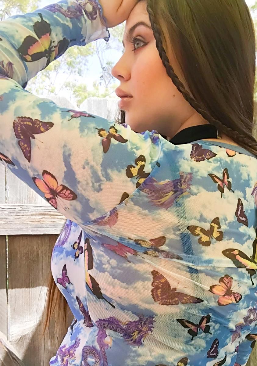 Ur Highway To Heaven Mesh Top sold by Dolls Kill product image thumbnail 4