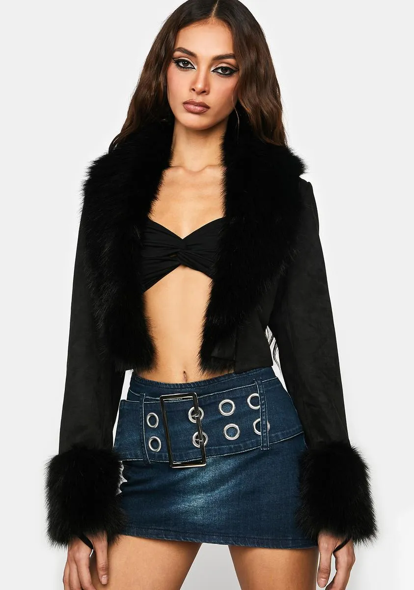 Gigi Faux Fur Jacket sold by Dolls Kill