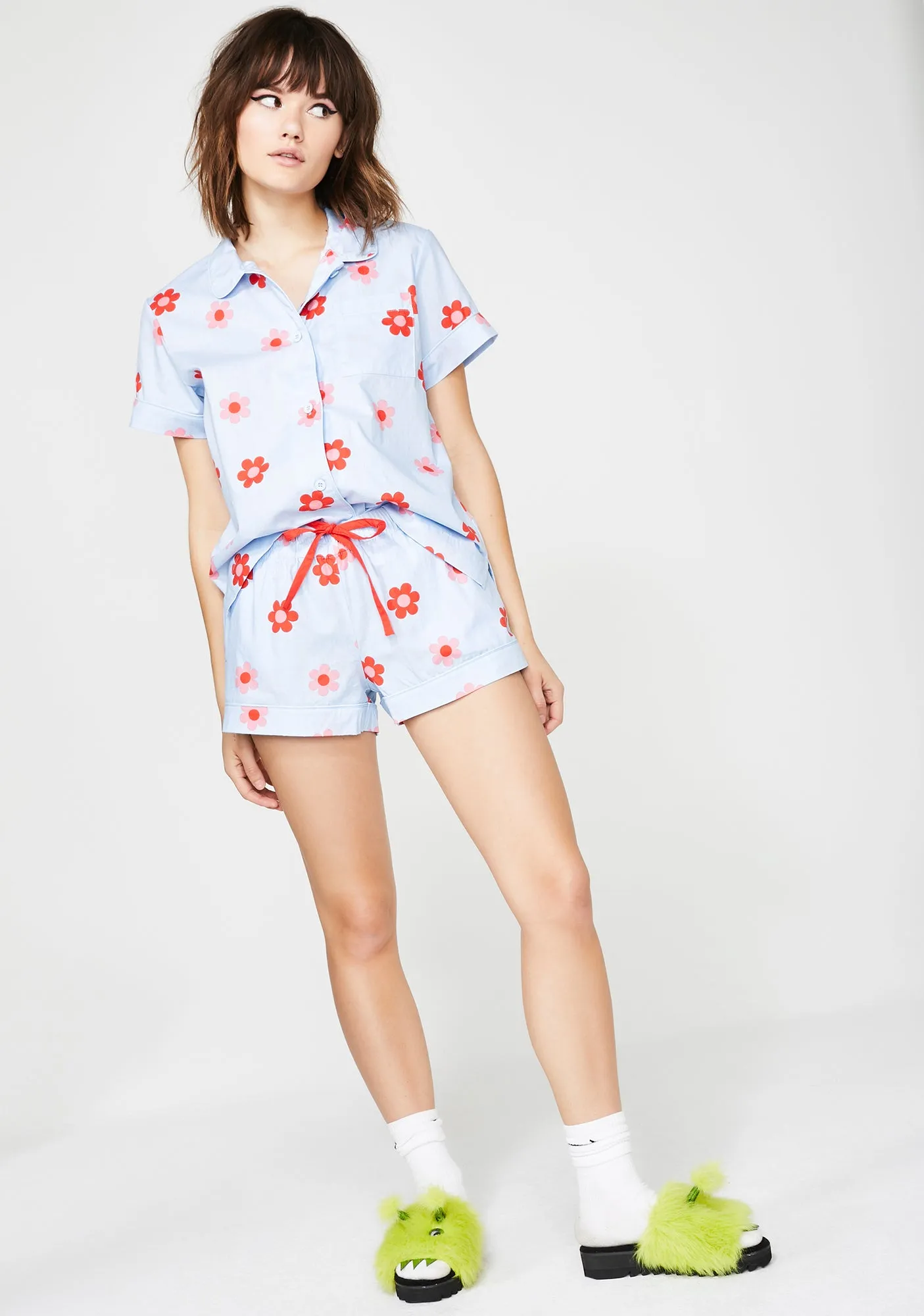 Retro Daisy PJ Shorts sold by Dolls Kill product image thumbnail 3