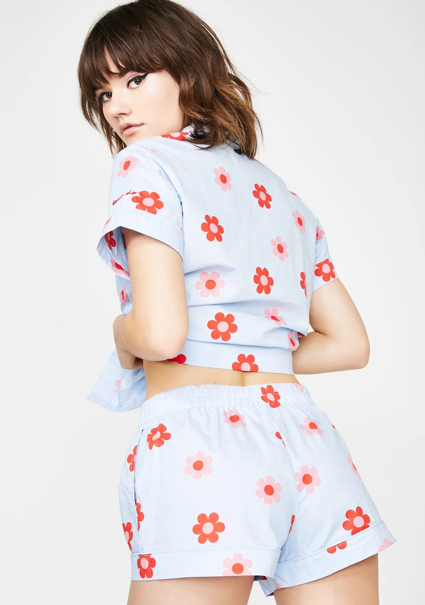 Retro Daisy PJ Shorts sold by Dolls Kill product image thumbnail 4