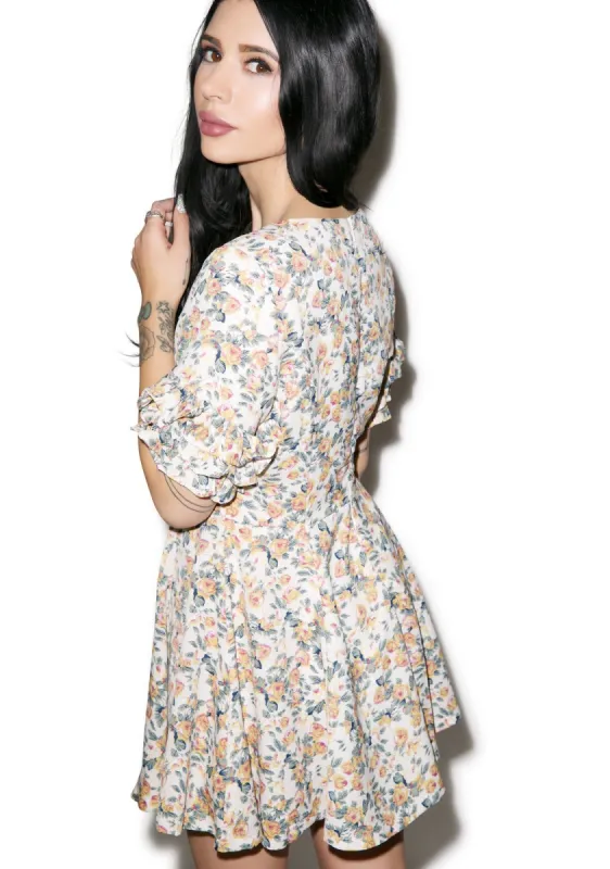 Wild Child Floral Dress sold by Dolls Kill