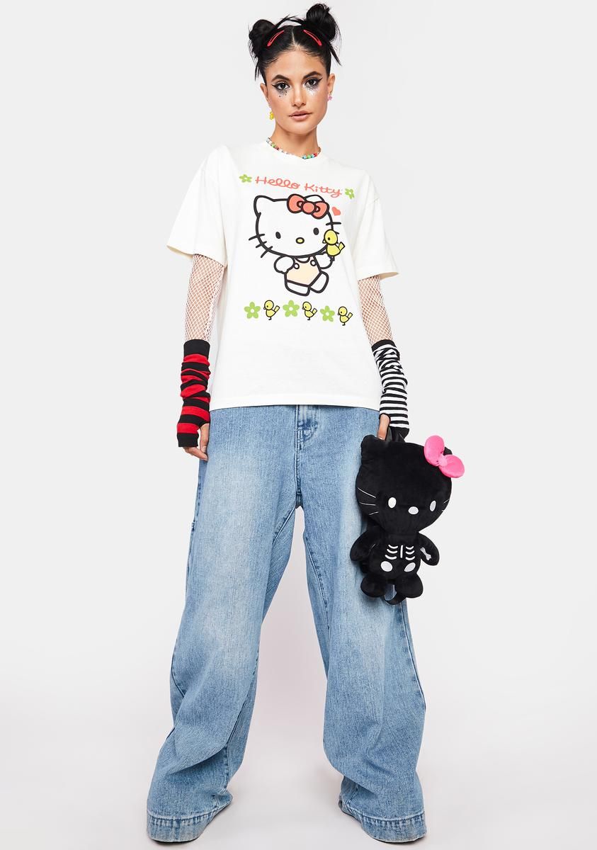 Hello Kitty Birds Graphic Tee sold by Dolls Kill product image thumbnail 3