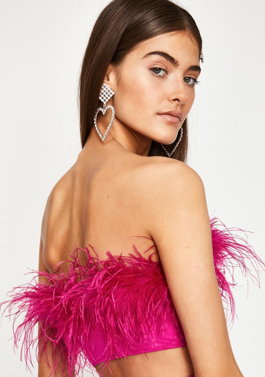 Baby Prissy Much Marabou Top sold by Dolls Kill product image thumbnail 4