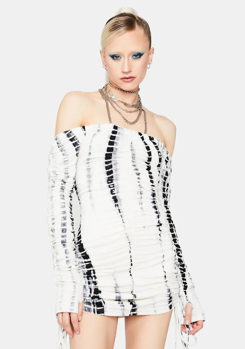 Filter Friendly Tie Dye Mini Dress sold by Dolls Kill