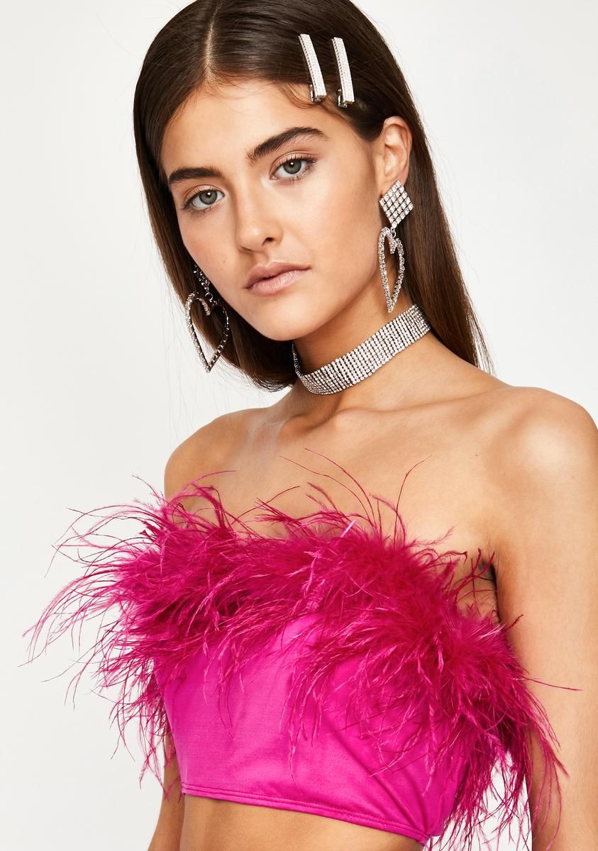 Baby Prissy Much Marabou Top sold by Dolls Kill product image thumbnail 2