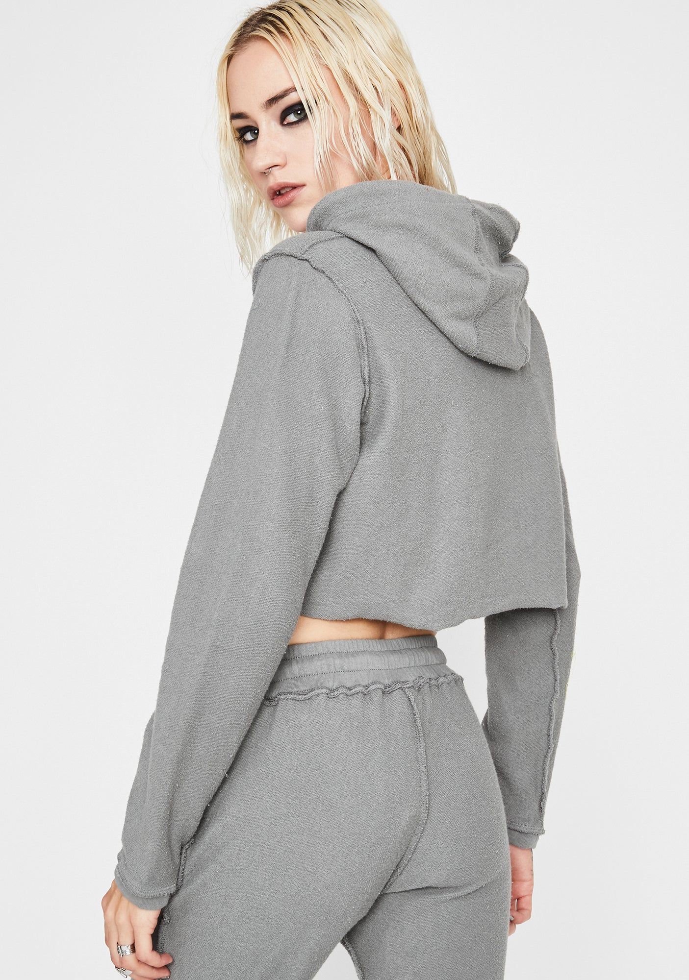 Switchin' Up Crop Hoodie sold by Dolls Kill product image thumbnail 4