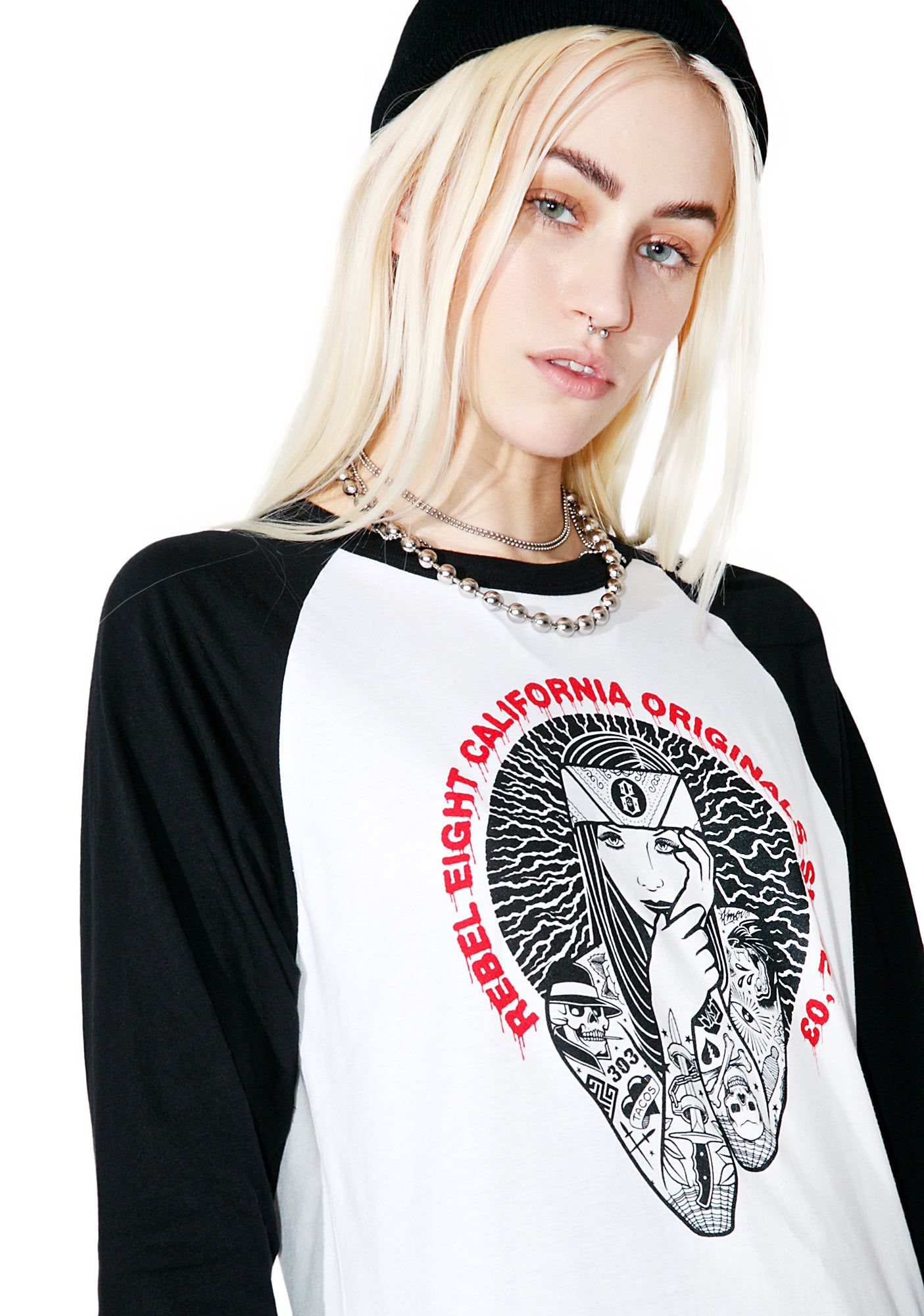 Lady Eight Raglan sold by Dolls Kill product image thumbnail 2