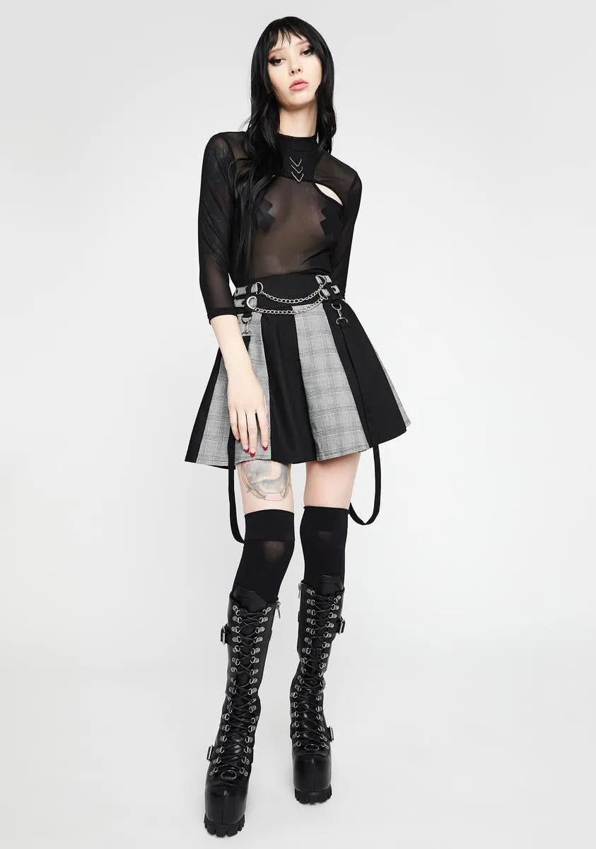 Cropped Mesh Top sold by Dolls Kill product image thumbnail 3