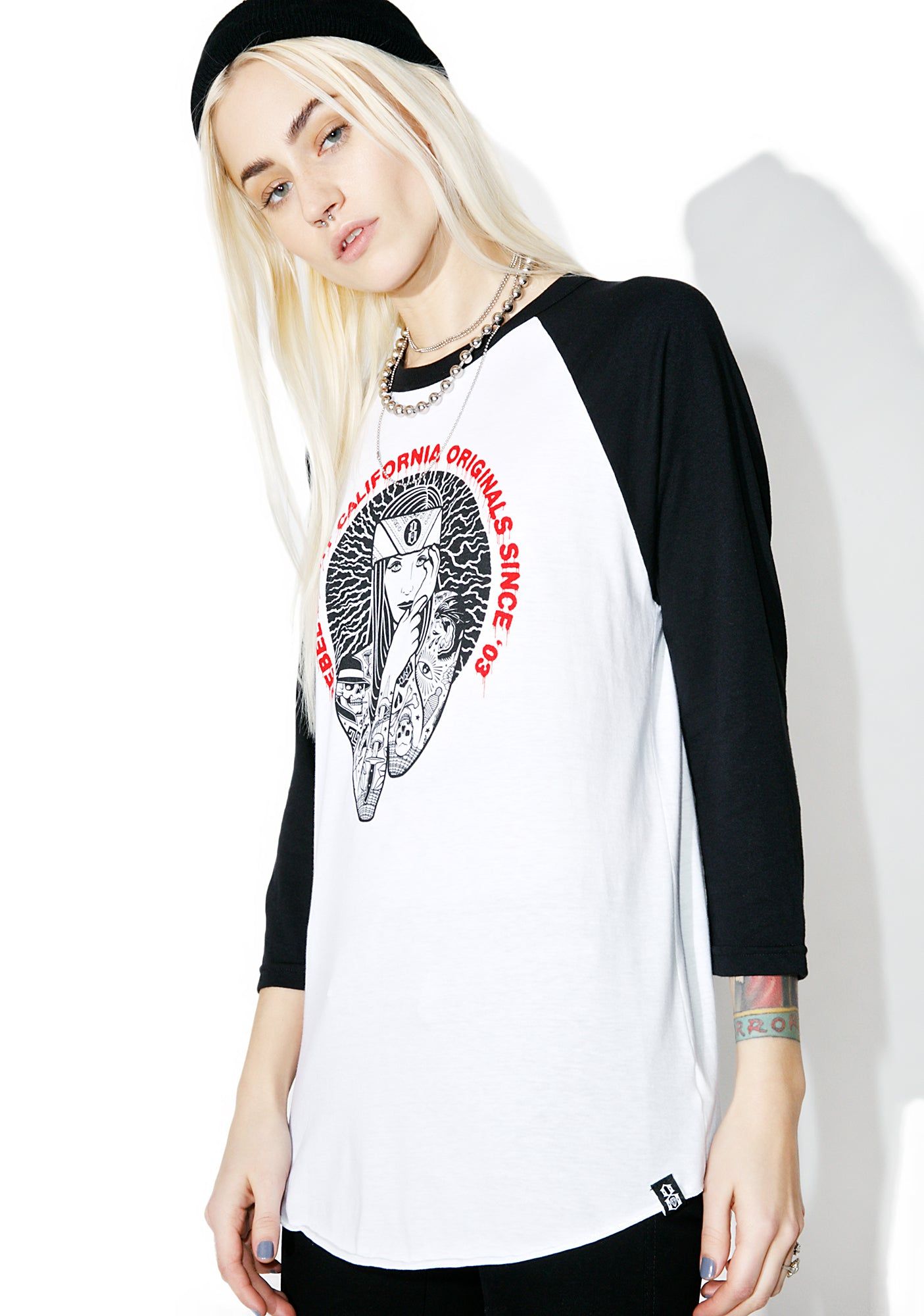 Lady Eight Raglan sold by Dolls Kill product image thumbnail 3
