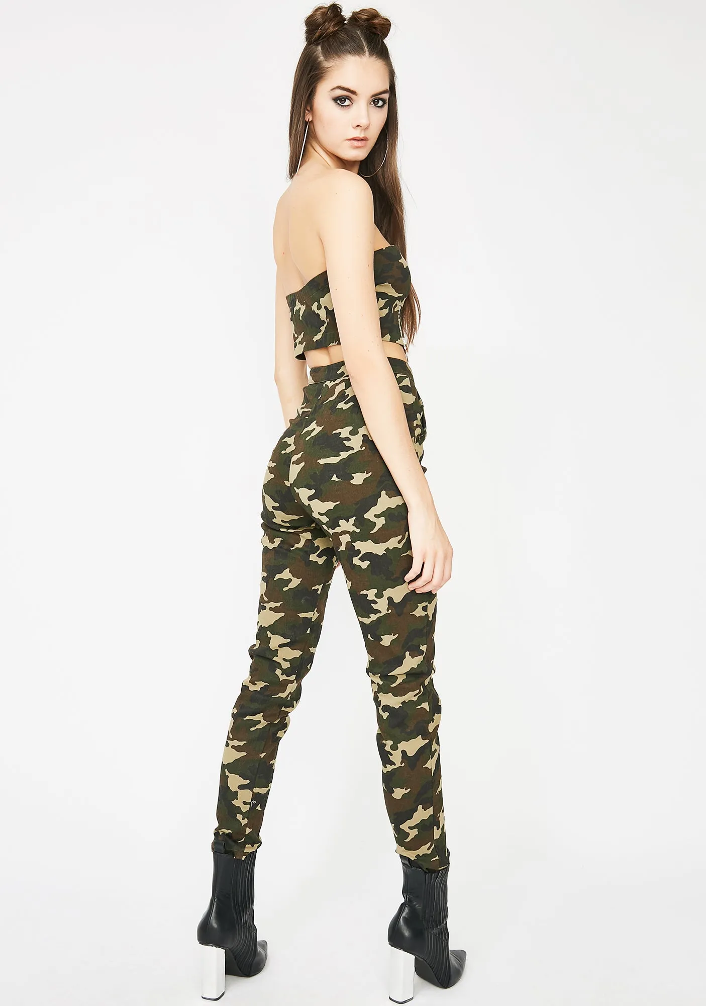 Manhunt Zippered Camo Set sold by Dolls Kill product image thumbnail 4