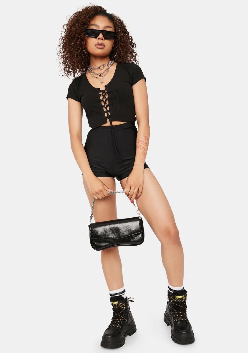 Taken For A Ride Crop Top sold by Dolls Kill product image thumbnail 3