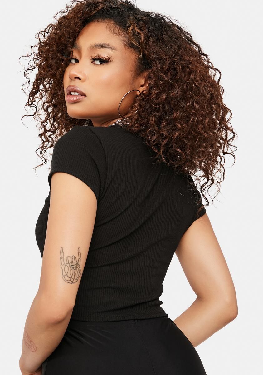 Taken For A Ride Crop Top sold by Dolls Kill product image thumbnail 4