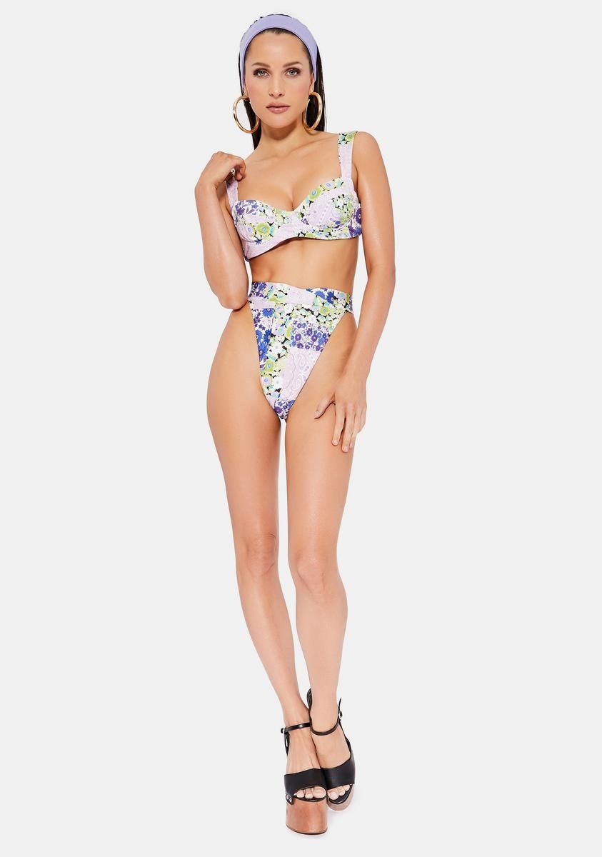 Lisa High Waist Bikini Set sold by Dolls Kill product image thumbnail 5