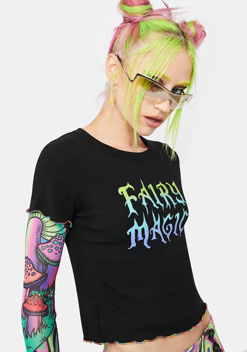 Fairy Magic Baby Tee sold by Dolls Kill product image thumbnail 2