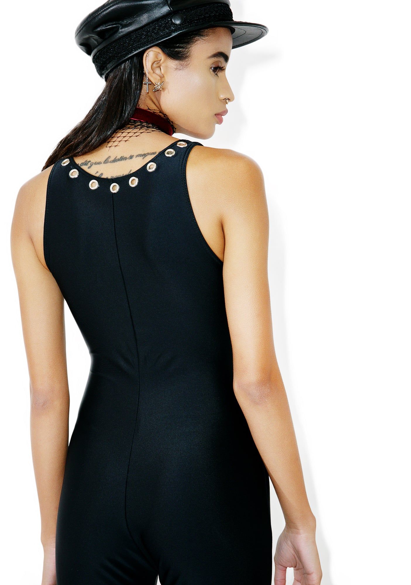 Lace-Up Catsuit sold by Dolls Kill product image thumbnail 4