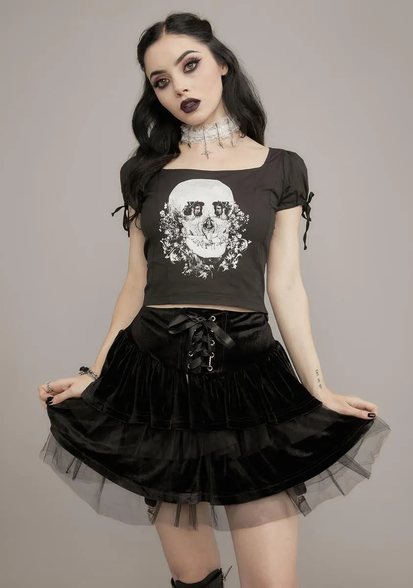 Midnight Cavalier Courtship Mini Skirt sold by Dolls Kill product image thumbnail 2