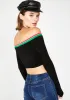 Leavin' Ya Bodycon Crop Top sold by Dolls Kill