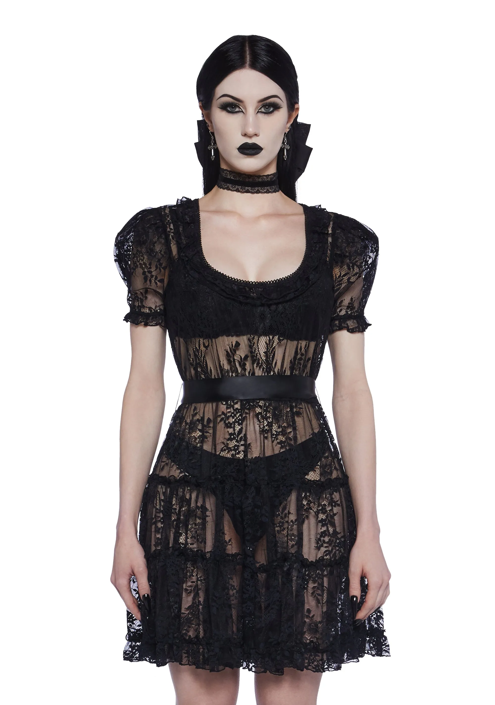 Forlorn Loveliness Mini Dress sold by Dolls Kill