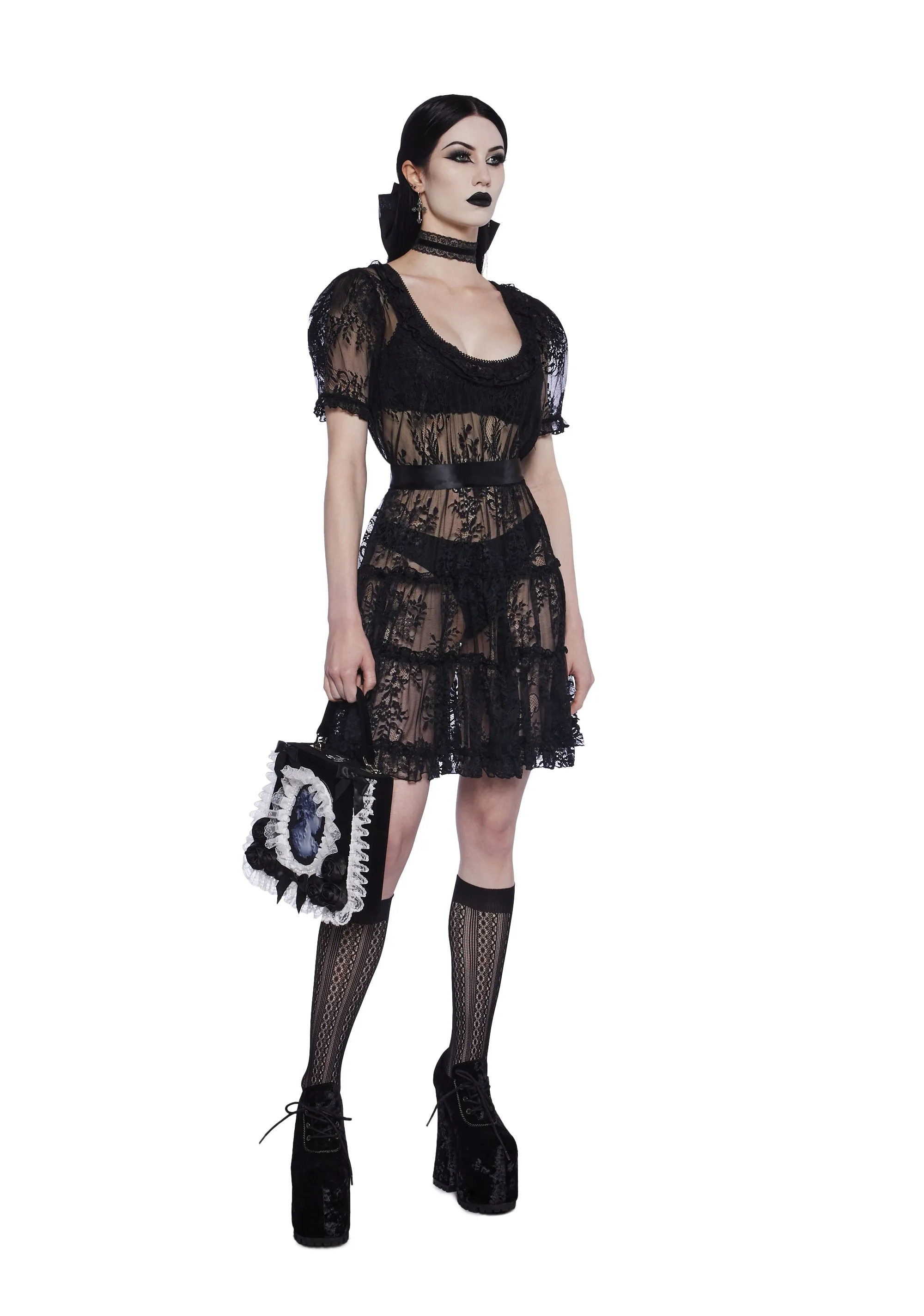 Forlorn Loveliness Mini Dress sold by Dolls Kill product image thumbnail 2