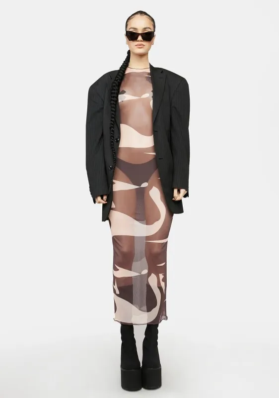 Control The Sitch Maxi Dress sold by Dolls Kill