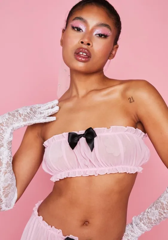 Blush Vivien Baby Noir Tube Top sold by Dolls Kill
