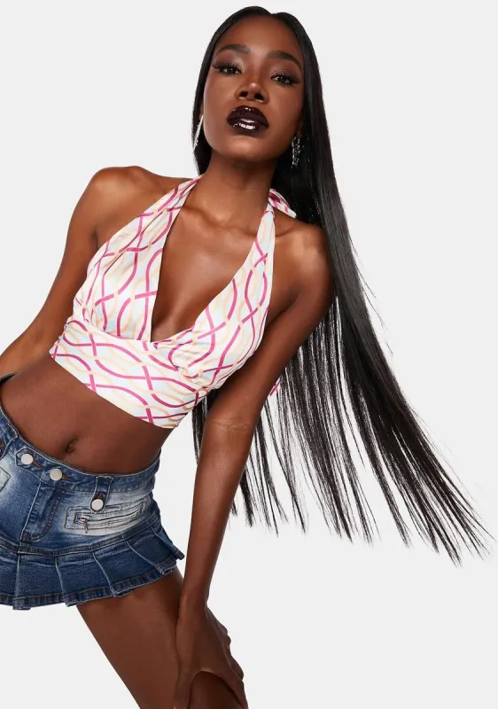 Diva Forever Intertwined Halter Top sold by Dolls Kill