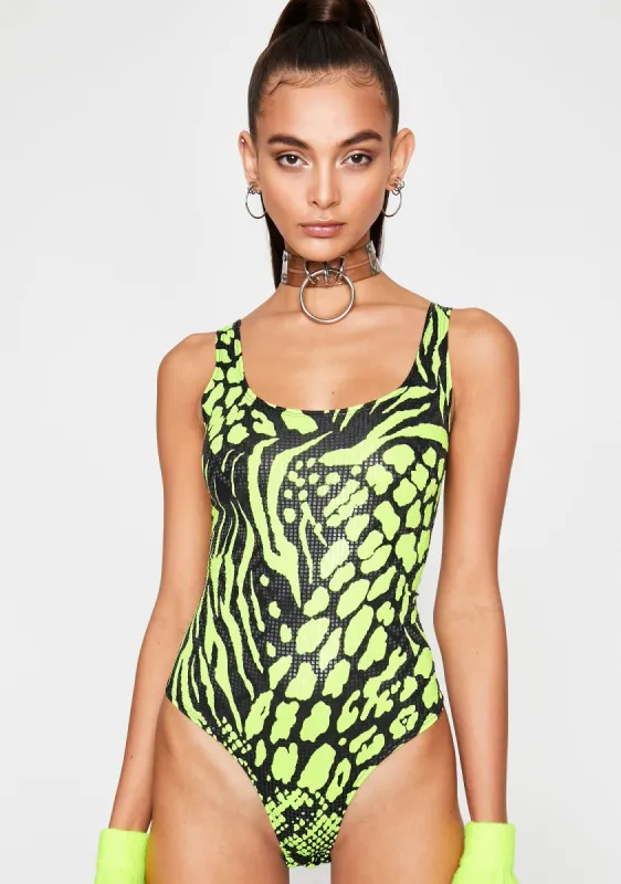 Feral Killa Swag Knit Bodysuit sold by Dolls Kill