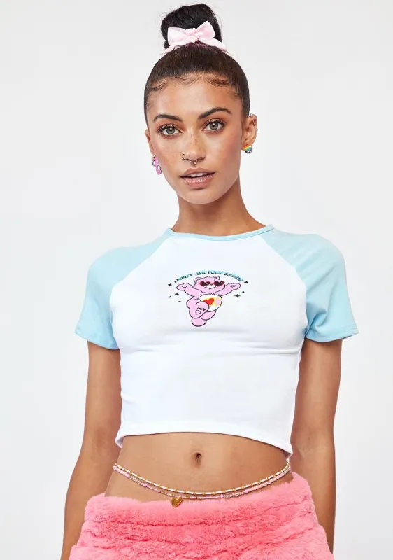 X Care Bears Opinion Crop Tee sold by Dolls Kill