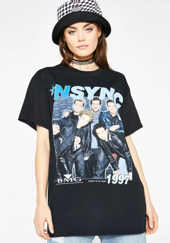 Forever In Sync Graphic Tee sold by Dolls Kill