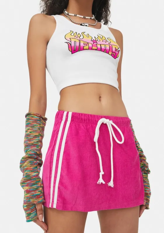 Girly Start Some Drama Mini Skirt sold by Dolls Kill