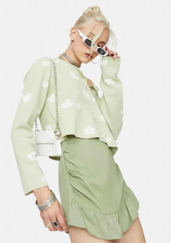 Guest Appearance Ruffle Mini Skort sold by Dolls Kill