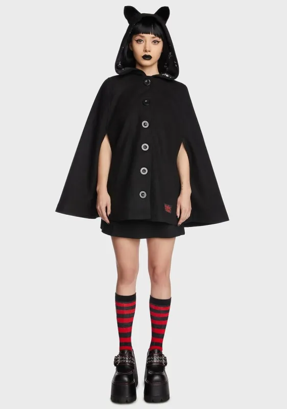 Feline Adorable Kitty Cloak sold by Dolls Kill