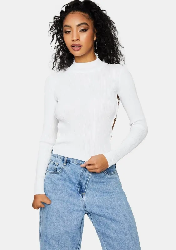 Pure Take What's Mine O-Ring Crop Top sold by Dolls Kill