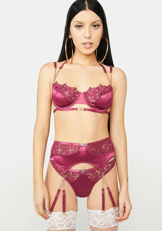 Berry Call Me Maybe Lingerie Set sold by Dolls Kill
