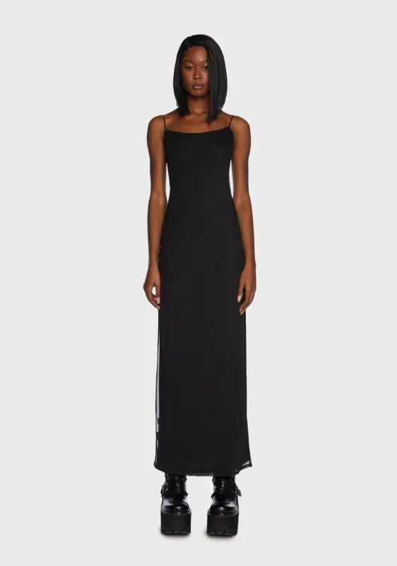Subtle Satisfaction Maxi Dress sold by Dolls Kill