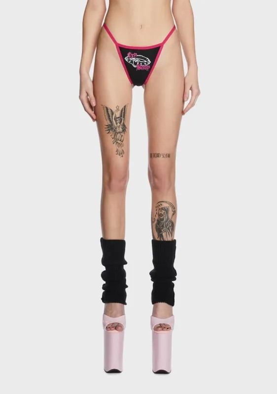Cry Baby Choker Thong Panty sold by Dolls Kill