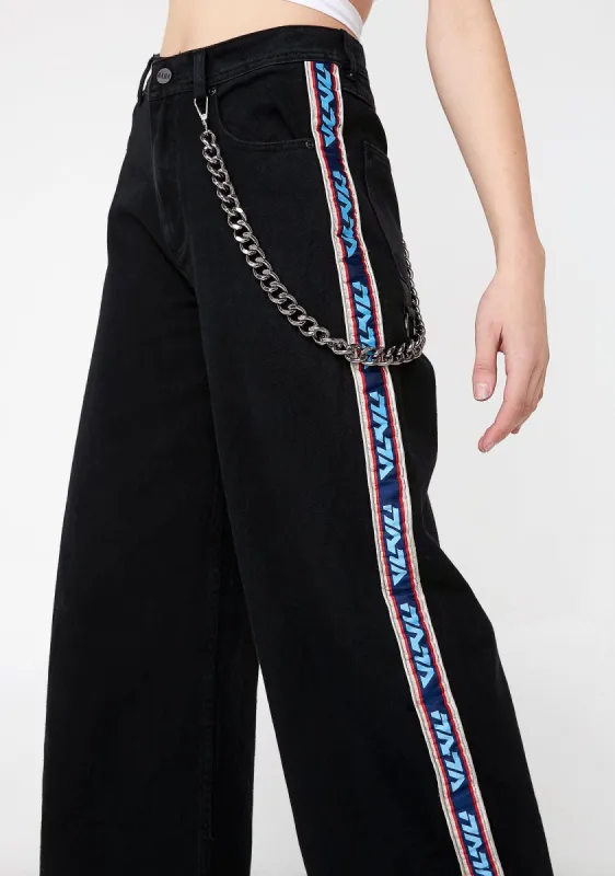 Chain Oversized Trousers sold by Dolls Kill