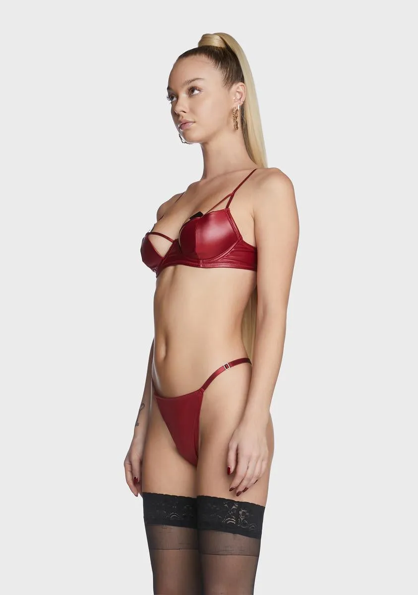 Whenever You Want Me Vinyl Bra sold by Dolls Kill product image thumbnail 2