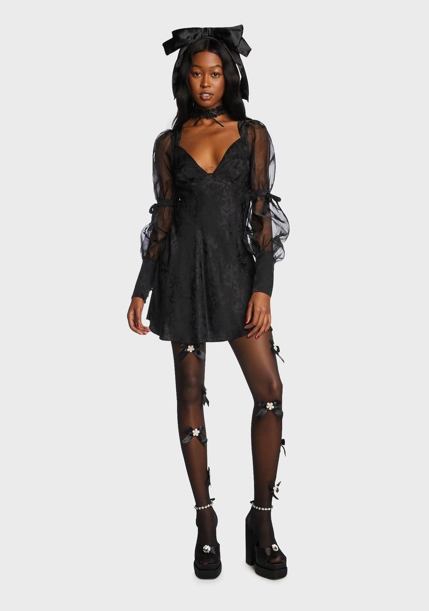 Gabrielle Puff Sleeve Mini Dress sold by Dolls Kill product image thumbnail 4